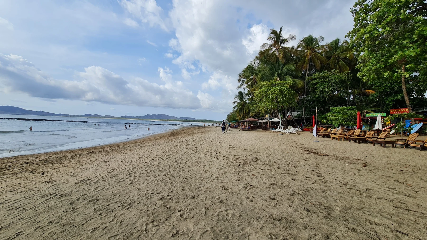 A quiet Costa Rican beach